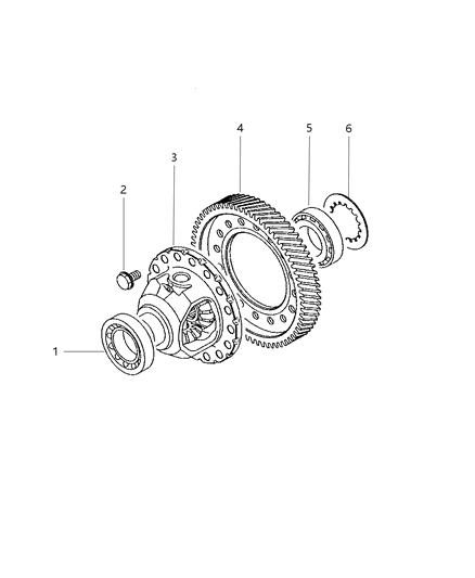 2014 Jeep Compass Trans-TRANSAXLE Diagram for 68003815AA