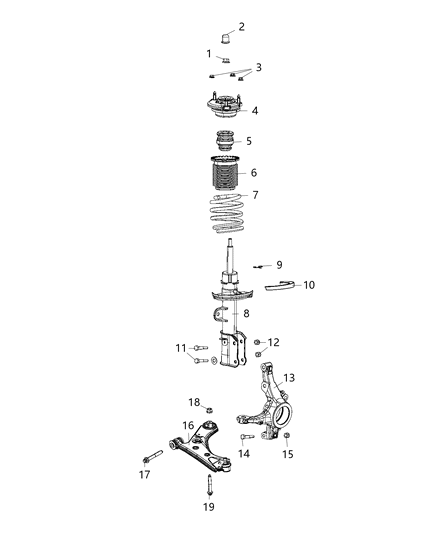 2015 Ram ProMaster City Suspension Diagram