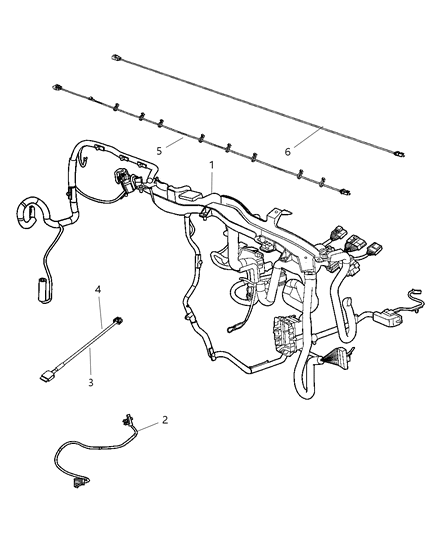 2011 Jeep Compass Wiring Instrument Panel Diagram