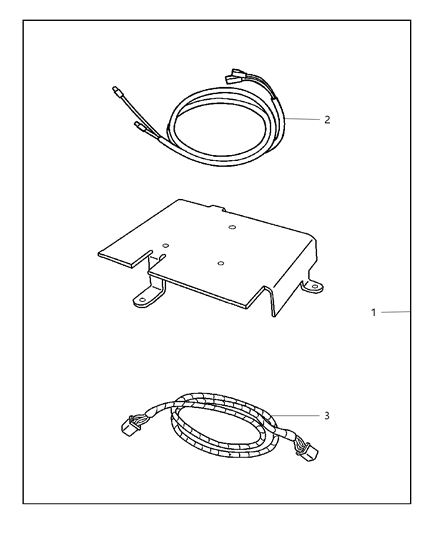 2005 Dodge Neon Install Kit - Satellite Receiver Diagram 2