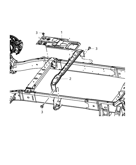 2019 Ram 1500 Underbody Plates & Shields Diagram