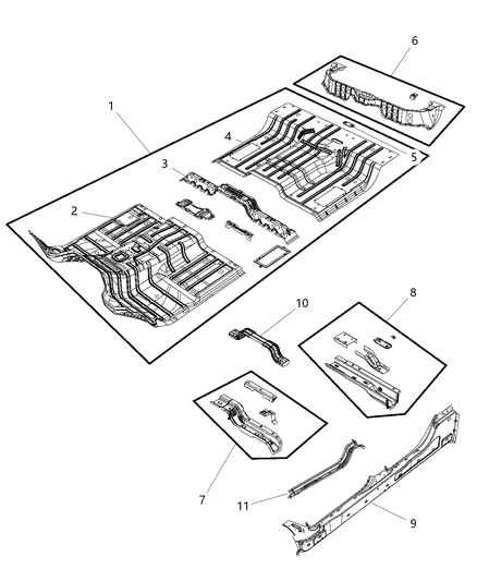 2018 Ram 1500 Floor Pan Diagram 1