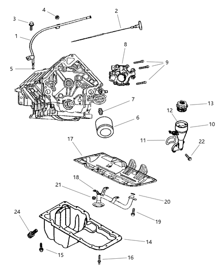 2004 Jeep Grand Cherokee Engine Oiling Diagram 2