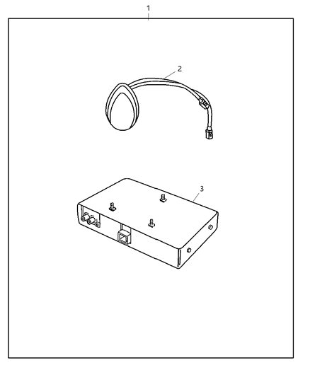 2005 Chrysler Pacifica Satellite Receiver Kit Diagram