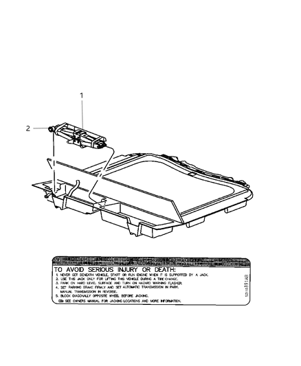 2009 Jeep Grand Cherokee Jack Assembly Diagram