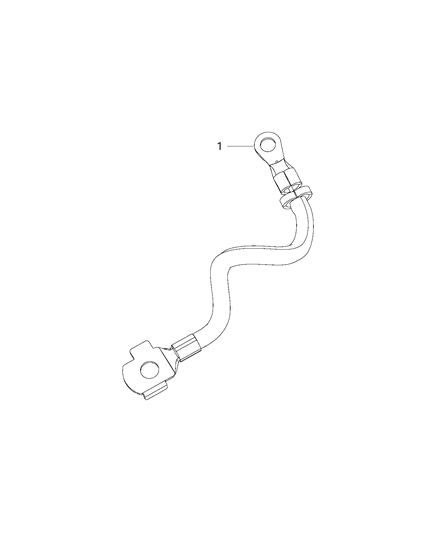 2017 Ram ProMaster 1500 Ground Straps Diagram