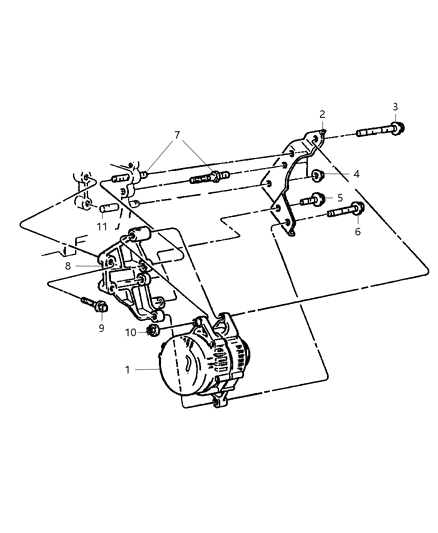 2001 Jeep Cherokee Alternator Diagram 1