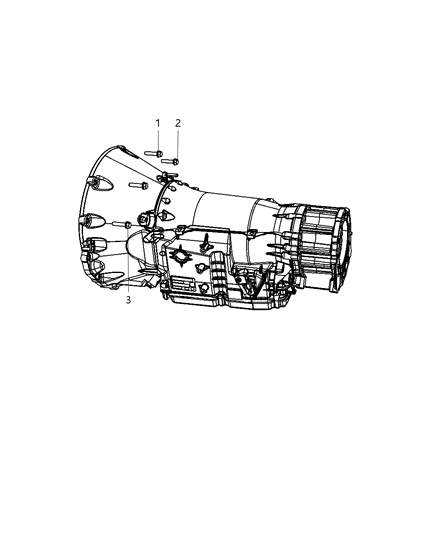 2012 Jeep Wrangler Mounting Bolts Diagram 2