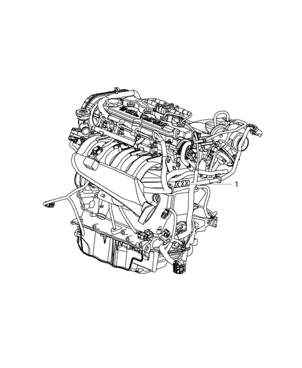 2005 Dodge Neon I.D. Location Diagram 2