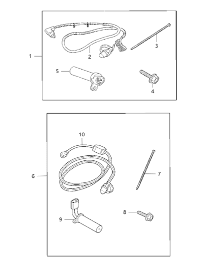 2014 Dodge Challenger Cord-Engine Block Heater Diagram for 68083756AA