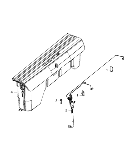 2020 Ram 1500 Classic Lamps, Truck Bed Diagram 2