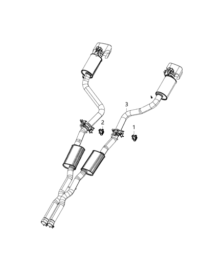 2019 Chrysler 300 Actuators, Exhaust Diagram