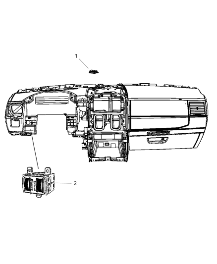 2011 Chrysler Town & Country Modules Instrument Panel Diagram