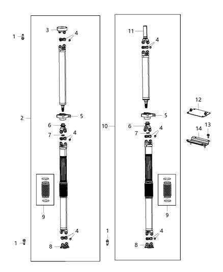 2015 Ram 1500 Shaft - Drive Diagram 2