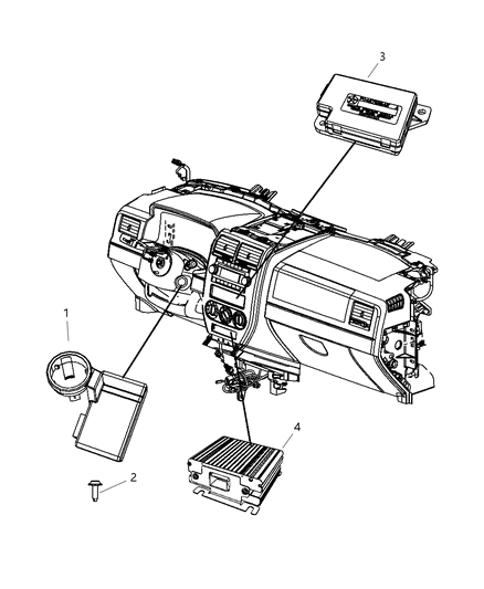 2015 Jeep Compass Modules Instrument Panel Diagram