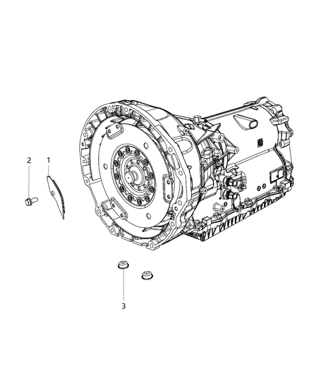 2016 Dodge Charger Mounting Covers And Shields Diagram 1