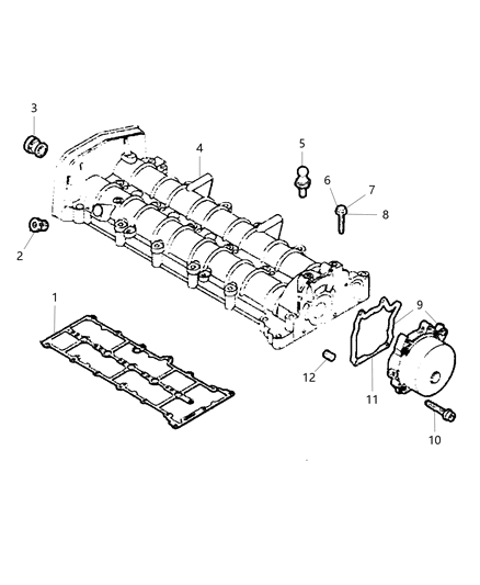 2018 Jeep Renegade Cylinder Head & Cover Diagram 4