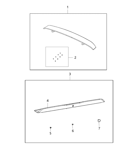 2015 Dodge Challenger Spoiler Kit Diagram