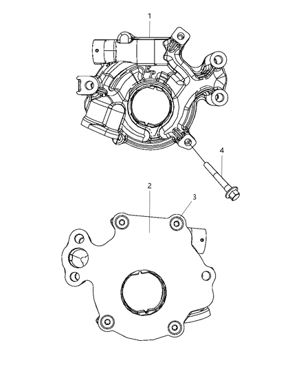 2008 Dodge Dakota Engine Oil Pump Diagram 1