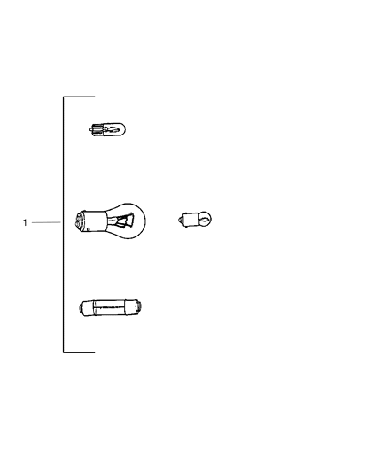 2001 Dodge Durango Bulbs & Sockets Diagram