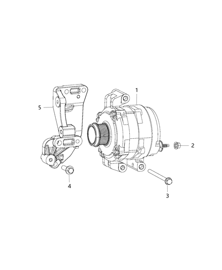 2020 Ram ProMaster City Generator/Alternator Diagram