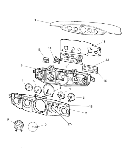 2002 Chrysler Prowler Gage-Oil Level Diagram for 4883177