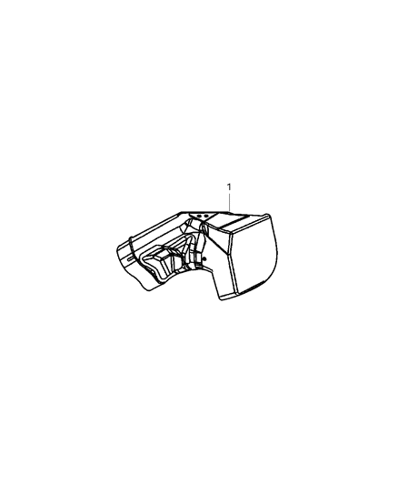 2009 Jeep Commander Air Inlet & Components Diagram