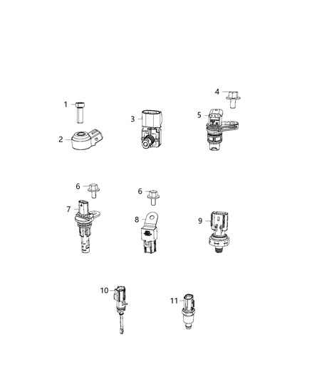 2020 Dodge Charger Sensors, Engine Diagram 2