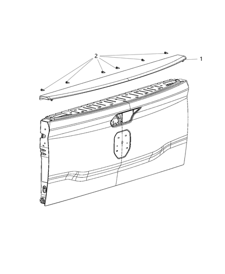 2019 Ram 3500 Spoilers Diagram