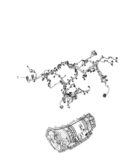 2019 Ram 3500 Wiring-Transmission Diagram for 68398651AD