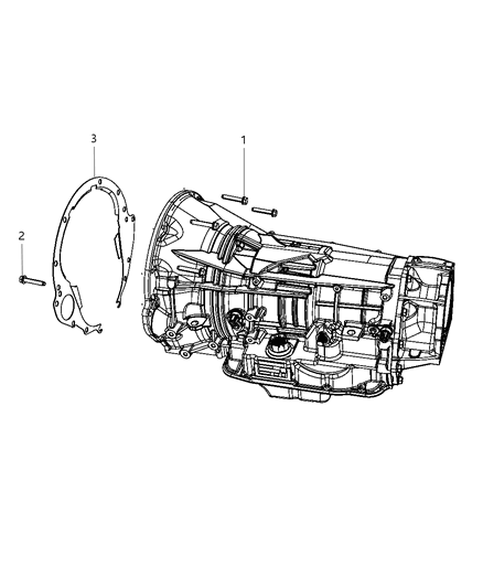 2016 Ram 3500 Mounting Bolts Diagram 1