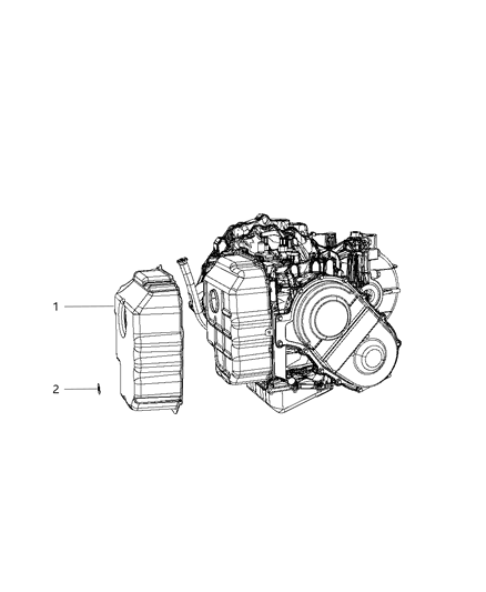 2014 Ram C/V Mounting Covers And Shields Diagram