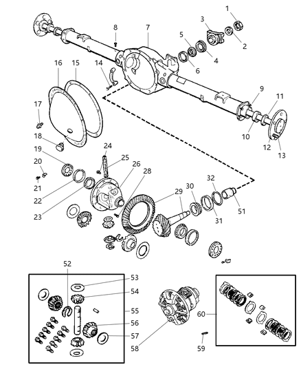 2005 Dodge Dakota Wheel Stud Diagram for 6035323