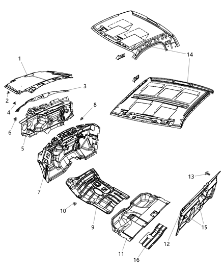 2016 Ram 2500 Silencers Diagram