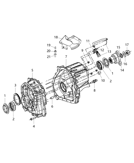 2018 Dodge Charger Case And Related Parts Diagram