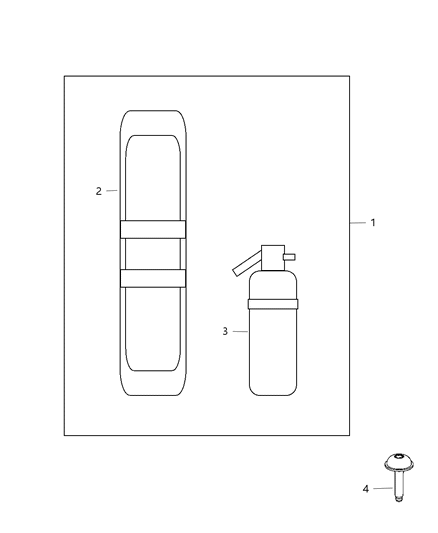 2010 Jeep Wrangler Emergency Kit Diagram