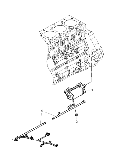 2004 Dodge Ram 2500 Starter Diagram 1