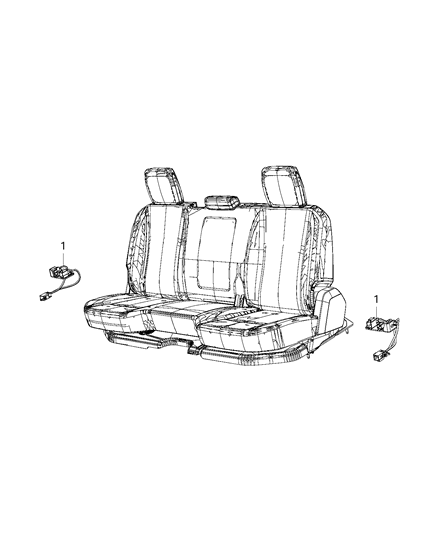 2018 Ram 1500 Wiring - Rear Seats Diagram