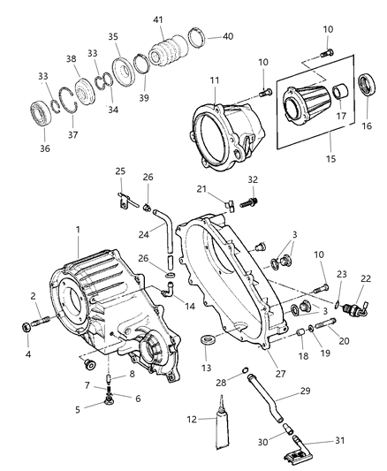 1999 Jeep Cherokee Washer-Flat Diagram for 83503512