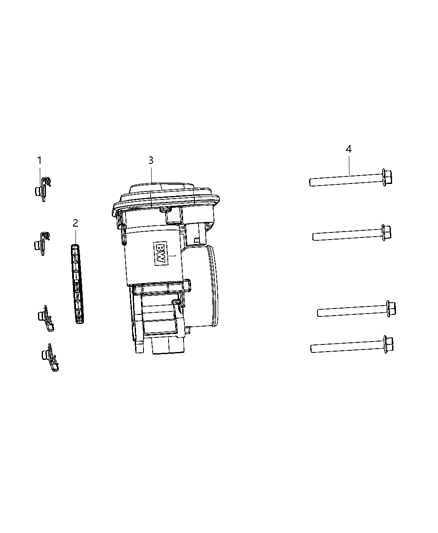 2009 Dodge Journey Throttle Body & Related Diagram 2