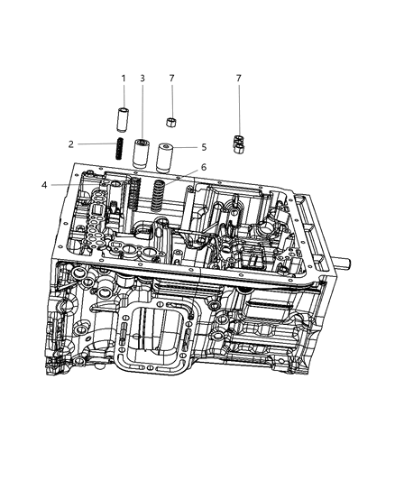 2008 Dodge Ram 3500 Accumulator & Related Parts Diagram