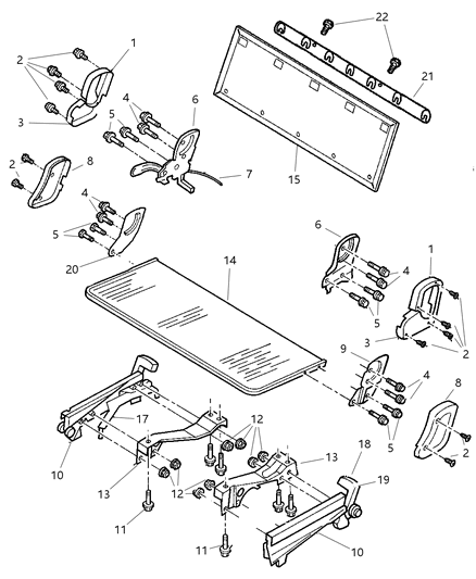 2002 Chrysler Voyager RISER-Dump Diagram for 5018895AA