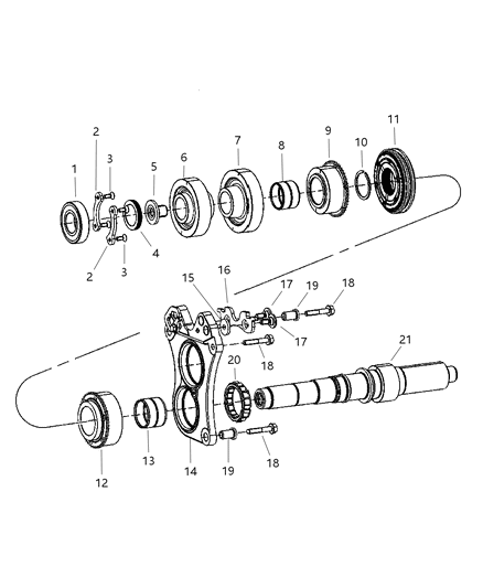 2006 Dodge Dakota Counter Shaft Diagram