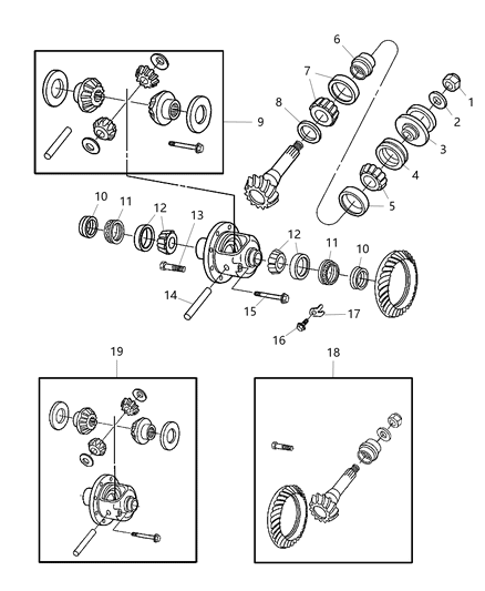 2010 Dodge Ram 2500 Differential Assembly Diagram