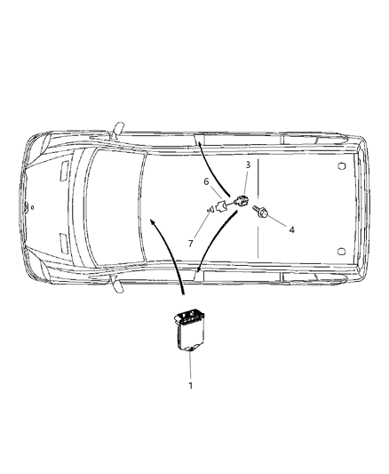 2008 Dodge Sprinter 3500 Connector-AIRBAG Diagram for 68011217AA