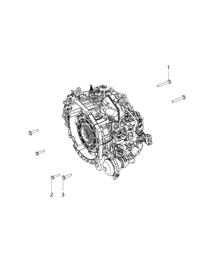 2016 Jeep Renegade Mounting Bolts Diagram