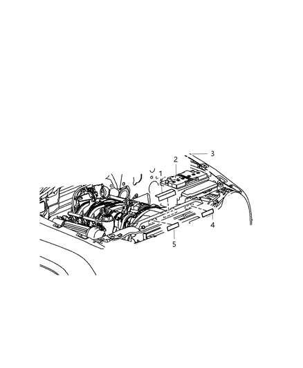 2010 Dodge Nitro Engine Compartment Diagram