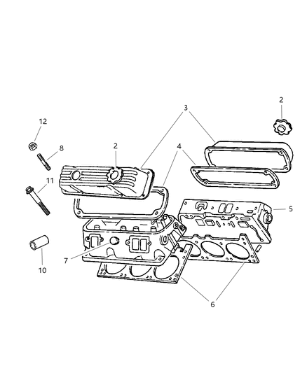 2001 Dodge Ram 3500 Cylinder Head Diagram 1