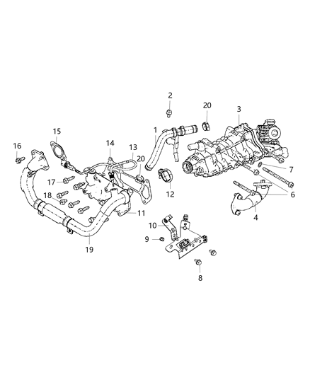 2015 Ram ProMaster 1500 EGR System Diagram 1