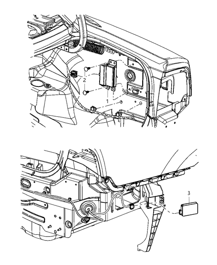 2012 Dodge Charger Blind Spot Detection Diagram